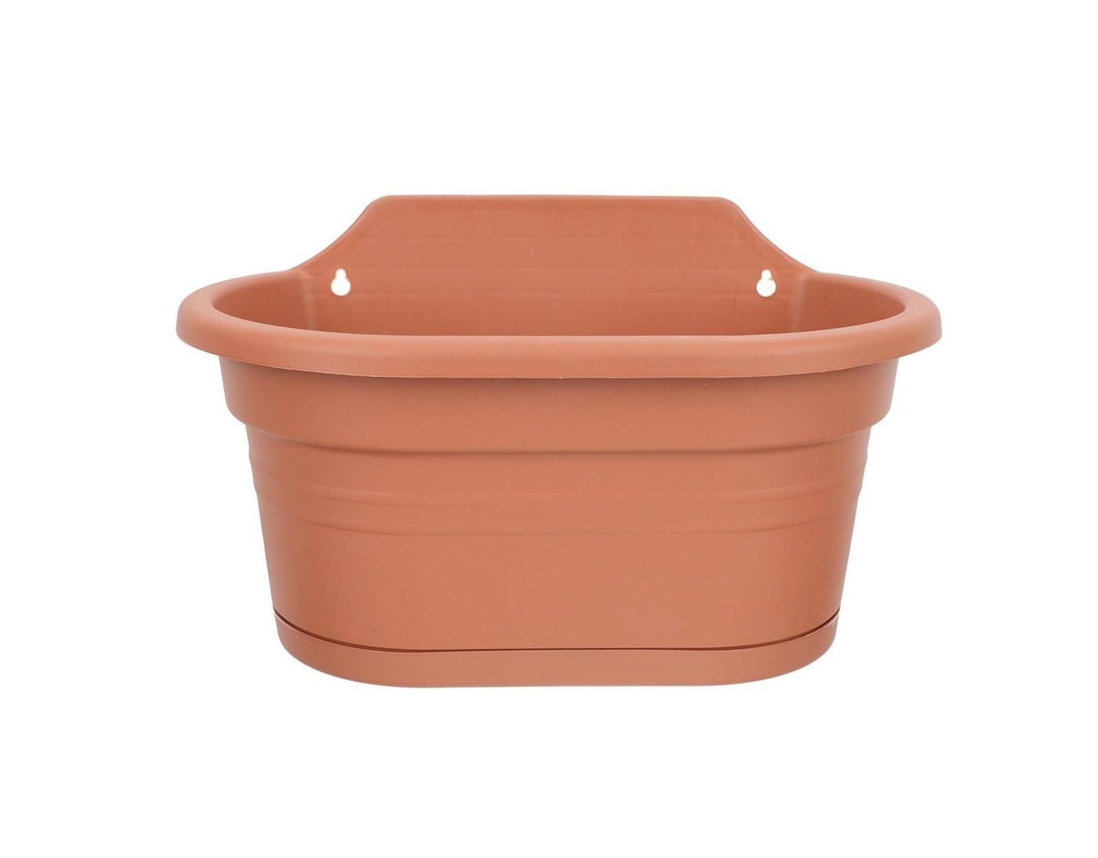 Lkvent Hanging Flower Pots Railing Planter with Drainage Holes plant pots