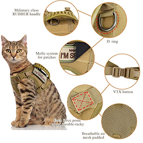 Tactical-Cat-Harness-for-Walking-Escape-Proof-Soft-Mesh-Adjustable-Pet-Vest-Harness-for-Large-CatSmall-Dog