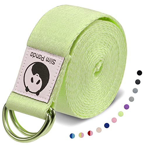 Slim Panda Yoga Strap (5+ Colors,6 Feet/8 Feet)