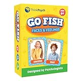 ThinkPsych Go Fish – Faces & Feelings Card Game Social Emotional Learning Game for Kids Ages 6+ | Teaches Emotions Through Play | 2-6 Players | Home, Therapy & Classroom Use