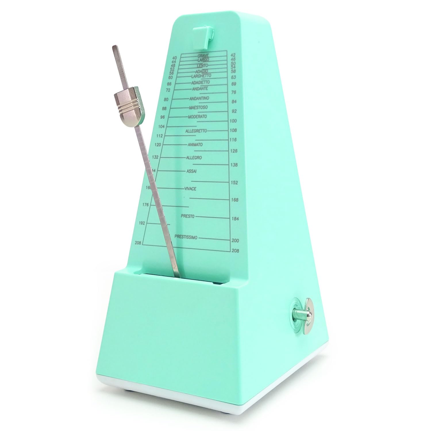 keepdrum JPQ101GR Mechanisches Metronom Grün mit personalisierter Gravur