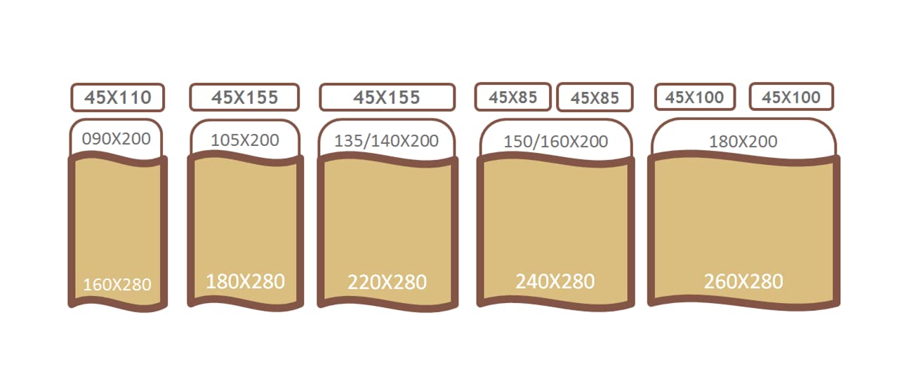 D'A GAMA HOME COLLECTION Juego DE SABANAS 50% ALG. Y 50% POLL. Mod. Sunset (para Cama DE 90)