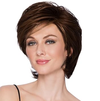 Short Tapered Crop Wig Color R10 CHESTNUT - Hairdo Wigs 5.25" Length Cropped Cut Volume Collar Nape Tru2Life Heat Friendly Synthetic