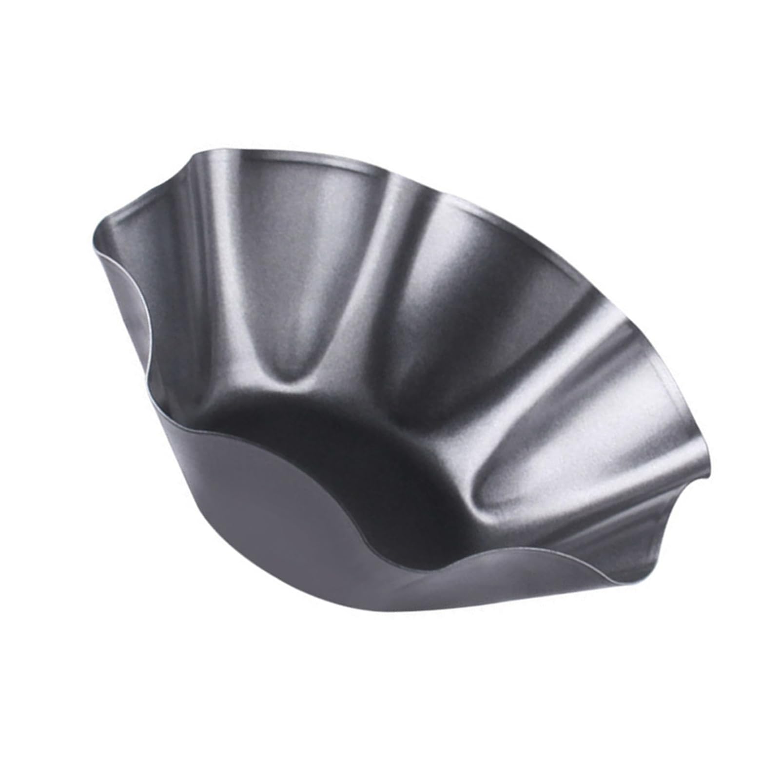 Poêle à tortillas cannelée en acier pour créer des bols de salades et tacos croustillants