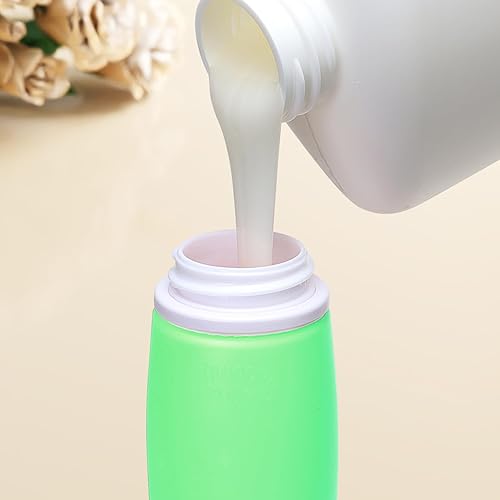 Miniatura 9 de PACKISM TSA Approved Toiletry Bag with Bottles - Travel Essentials 8 Pack Leakproof 3.4oz Silicone Travel Bottles for Toiletries, Shampoo