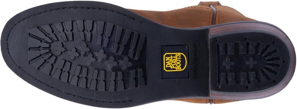 Dan Post Mens Albuquerque 12 Inch Waterproof Soft Toe Work Safety Shoes Casual - Black