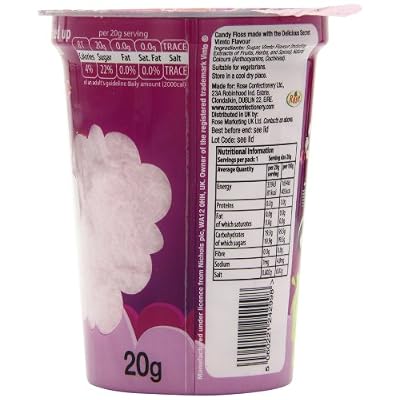 Vimto Candy Floss Cup 20g (Pack of 12)