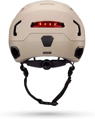 Miniatura 2 de Bern Hudson Commuter - Casco de bicicleta con MIPS, clasificado para bicicleta eléctrica, luz trasera LED integrada y compatibilidad con bloqueo en U