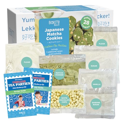 BāKIT Box Japanese Matcha Cookie Kit for Kids – Learn