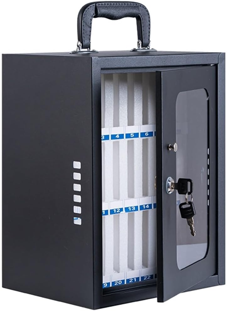 Mobile Phone Storage Cabinet - 12-60 Position Cell Phone Management Box for Schools - Durable Phone Organizer with Heat Ventilation for Efficient Storage and Easy Access