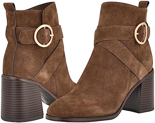 Nine West Women's NEEDYOU Ankle Boot, Brown 200, 6.5 | Image 5