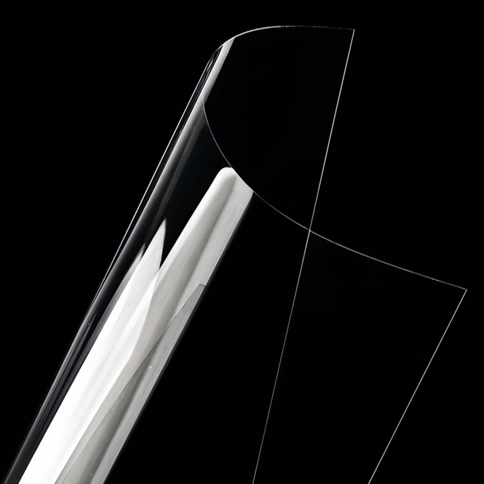 TonuuoDC Transparent PVC Sheet 1.2mm Thick, Clear Plastic for DIY, Crafts, Art Projects, Flexible Material,42cm*29.7cm1piece