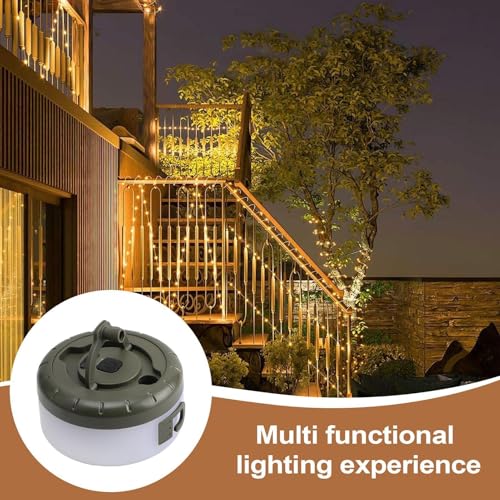 Guirnalda de luces exterior para iluminar noches de camping 7