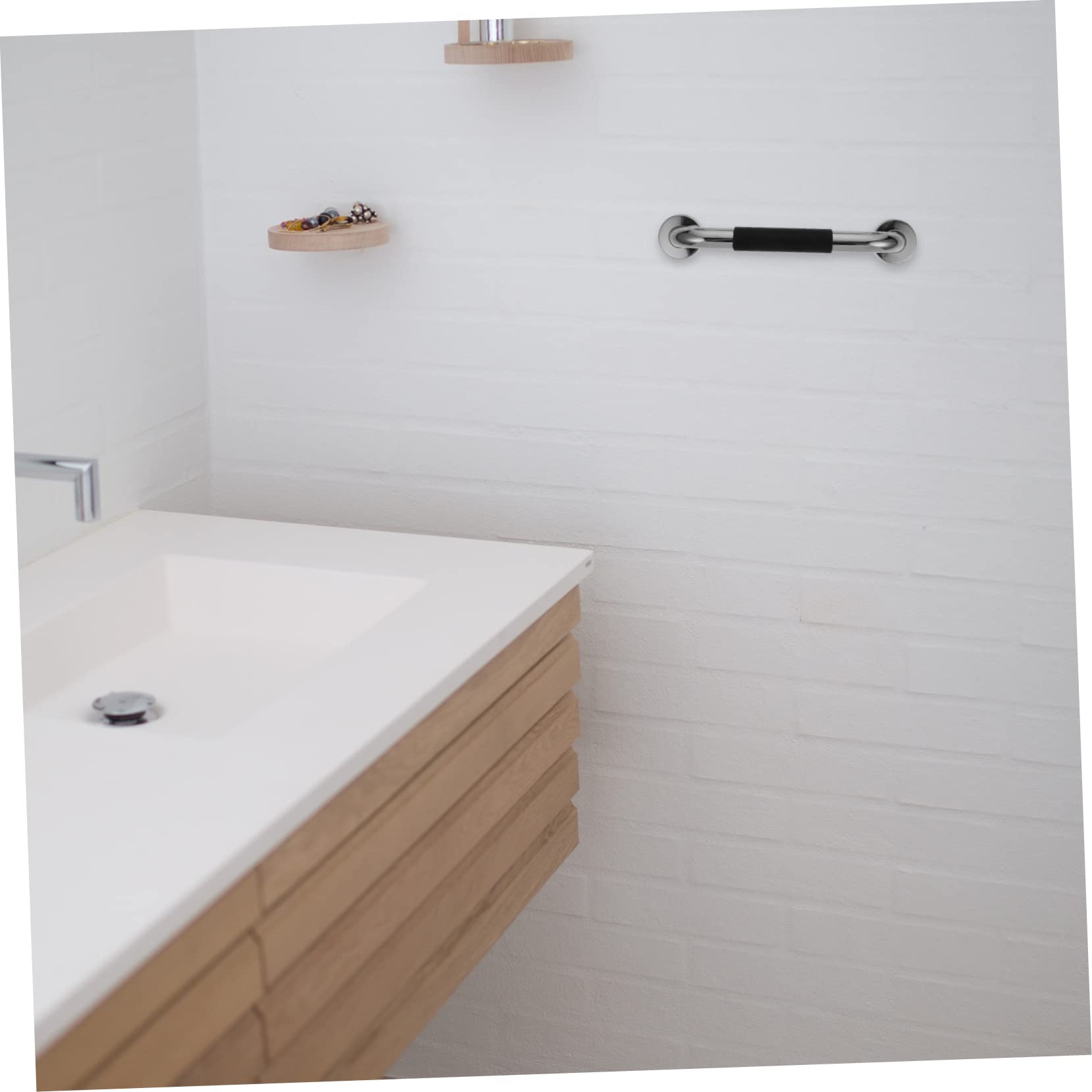 2piezas Apoyabrazos De Baño Barras De Seguridad Mango Antideslizante Para Personas Mayores Inodoros