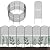 OUSHENG Mesh Decorative Garden Fence Fencing 10 Pack, 38.5in (H) x 10ft (L) Rustproof Metal Wire Panel Border Animal Barrier for Dog, Flower Edging for Yard Landscape Patio Outdoor Decor, Arched