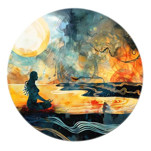 Elegant Lady Round Area Rug 2