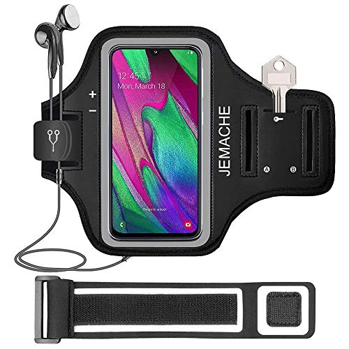 TUPSKY - Brazalete para Samsung Galaxy A40, con soporte para llaves y tarjetas