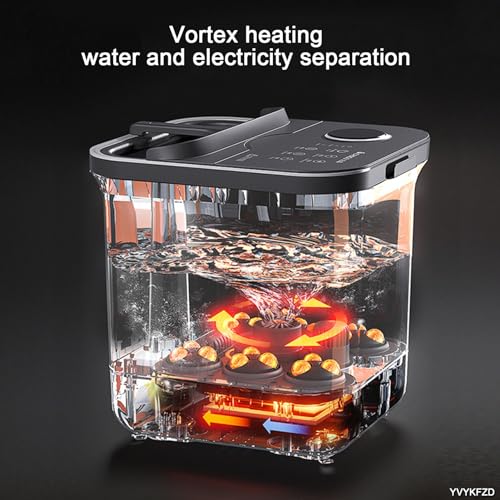 Masajeador Spa de Pies YVYKFZD con Calor y Luz Roja miniatura 7