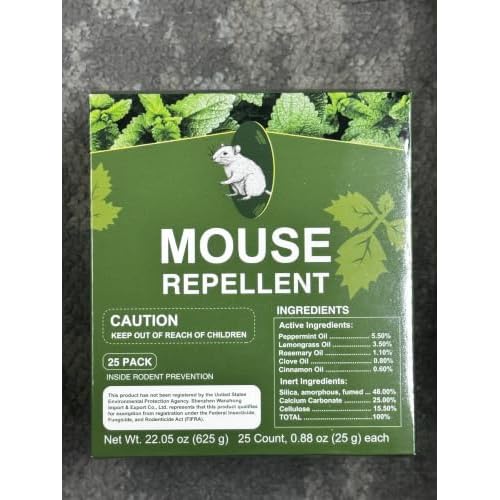 Peppermint Oil Mouse Repellent Pack