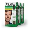 Just For Men Shampoo-In Color (Formerly Original Formula), Mens Hair Color with Keratin and Vitamin E for Stronger Hair – Medium Brown, H-35, Pack of 3