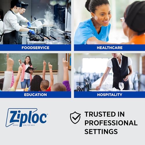 Ziploc PRO Freezer Quart 300ct, Clear (696187) by SC Johnson Professional - Image 9