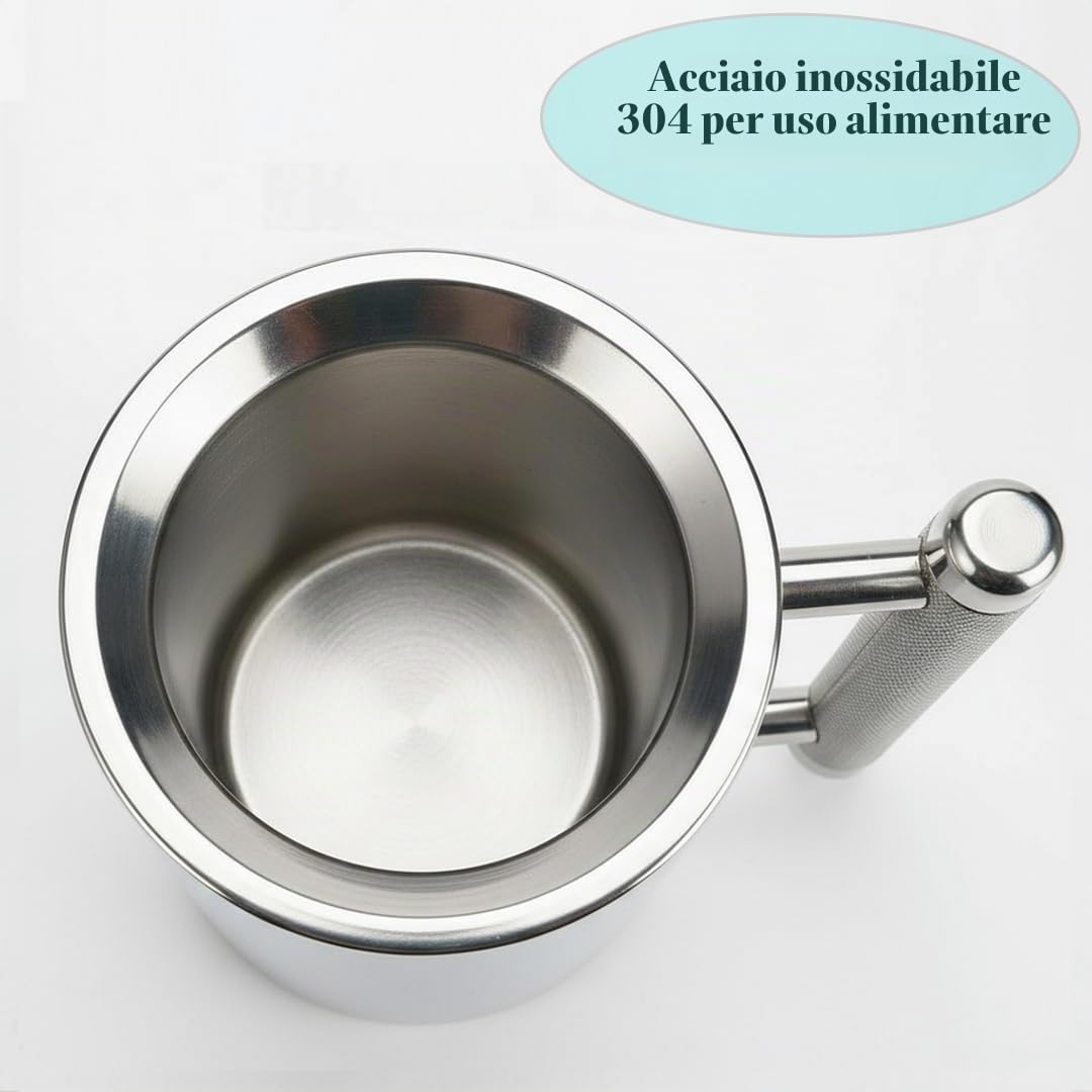 ZhaoCo Tazza pesante, 10 kg, 420 ml, in acciaio inox, tazza da caffè con manubri, per allenamento, fitness, regalo sportivo