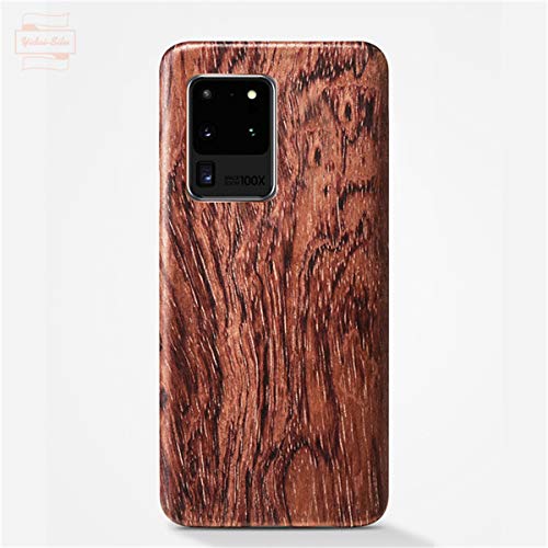 Coque Galaxy S22 Ultra en bois de rose et fibre d'aramide antichoc
