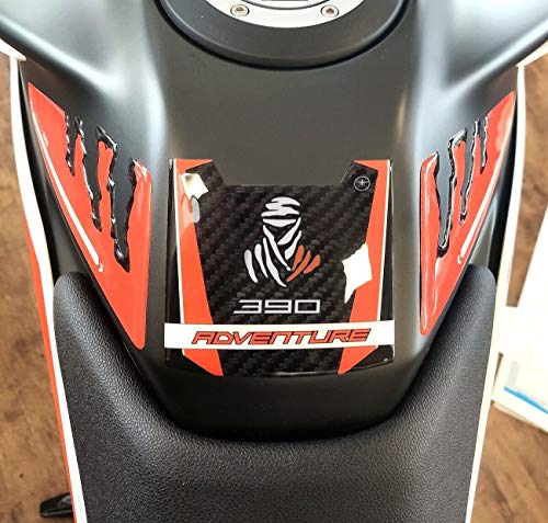 labelbike - 3D Aufkleber Motorrad Tankpad Schutz und Dekoration aus Harz kompatibel mit KTM 390 Adventure