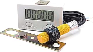 Digital Electronic Counter Electronic Meter Magnetic Inductive Sensor Switch Proximity Switch 5 Digit LCD Punch Counter