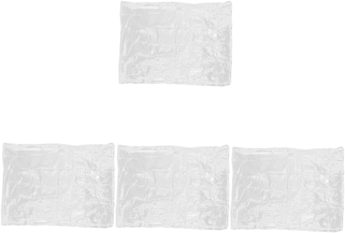 VOSAREA 4pcs Zipper Mattress Storage Cover Protector for Mattresses Fits Up to Height for Dust and Protection Easy to Install and