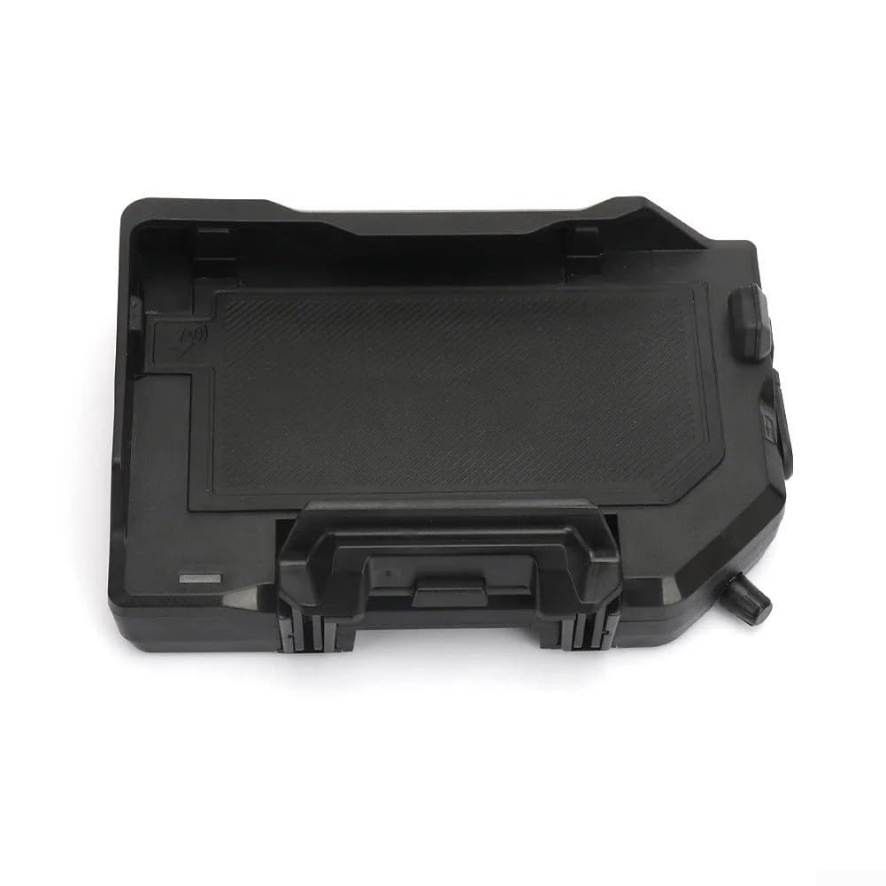 Eawfgtuw Supporto per navigatore per telefono da moto, caricatore wireless USB, 15 W, ricarica rapida, compatibile con R1300GS R1250GS R1200GS S1000XR F750GS F850GS