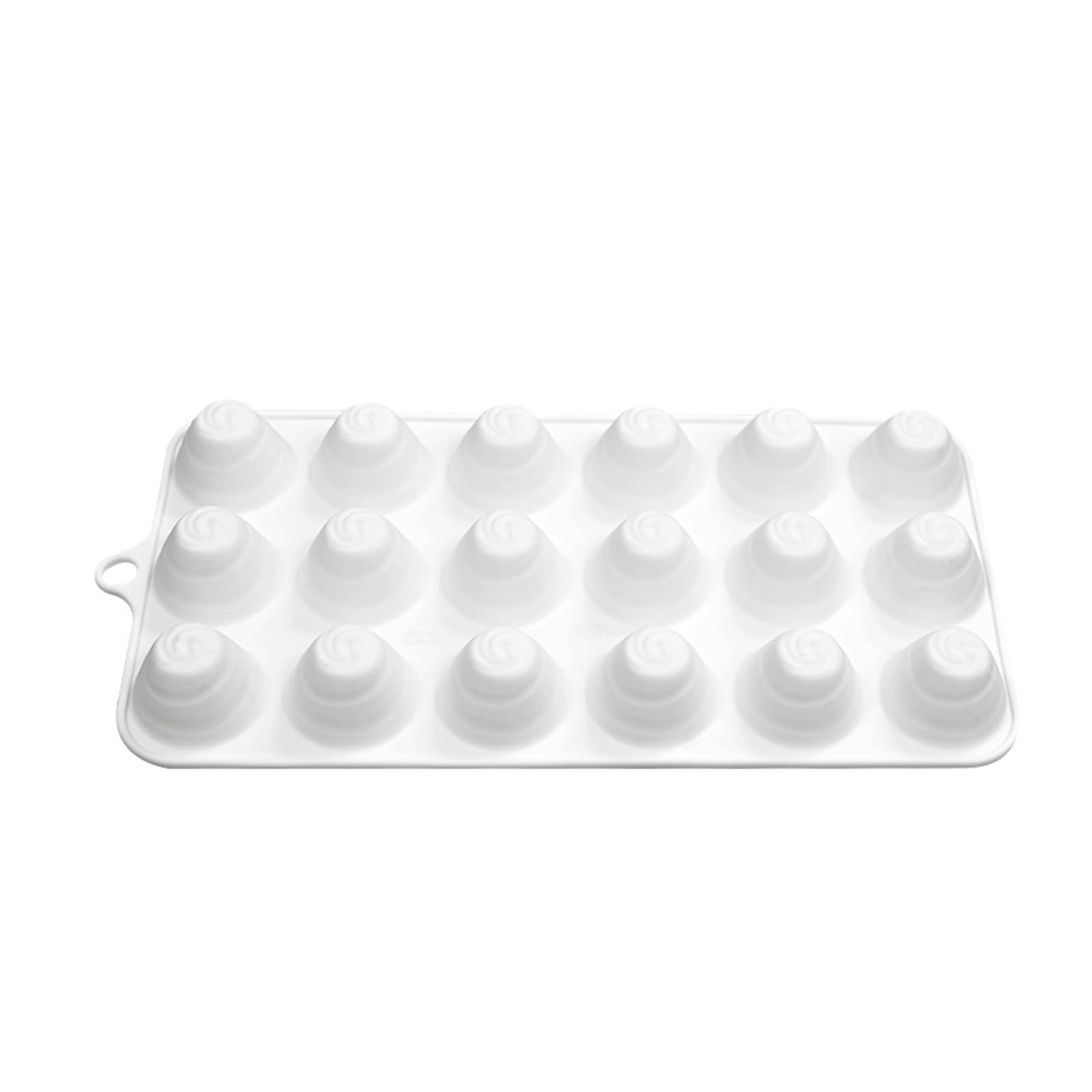 Buxuaaaa 18-cavity Small Silicone Fondant Chocolate Mold Cake Baking Tools for Mousse Jelly Puddings Chocolate Non Stick Baking Tools Easy to Clean Tool