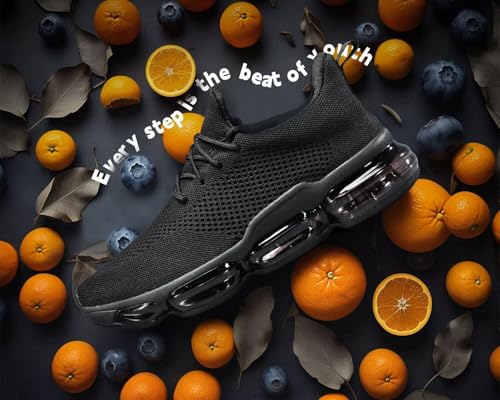 Image of Men's Air Running Shoes Non Slip Workout Casual Sport Shoes for Men Basketball Sneakers Fashion Tennis Sport Fitness Cross Trainers