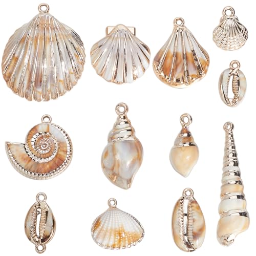 Breloques conques acrylique pour créer vos bijoux de plage bohèmes