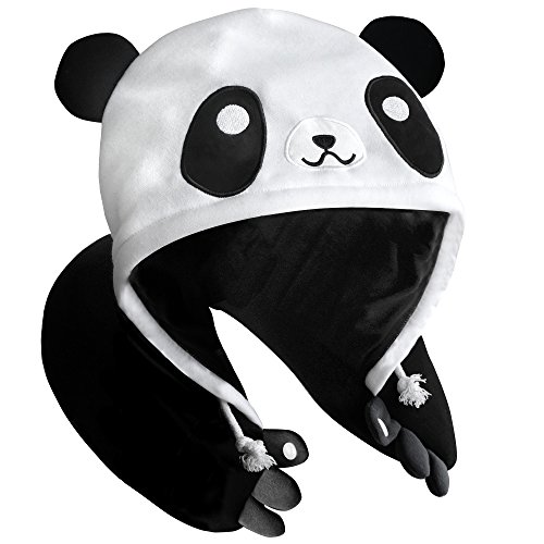 YuanKanJu Panda Bear Neck Pillow with Hood