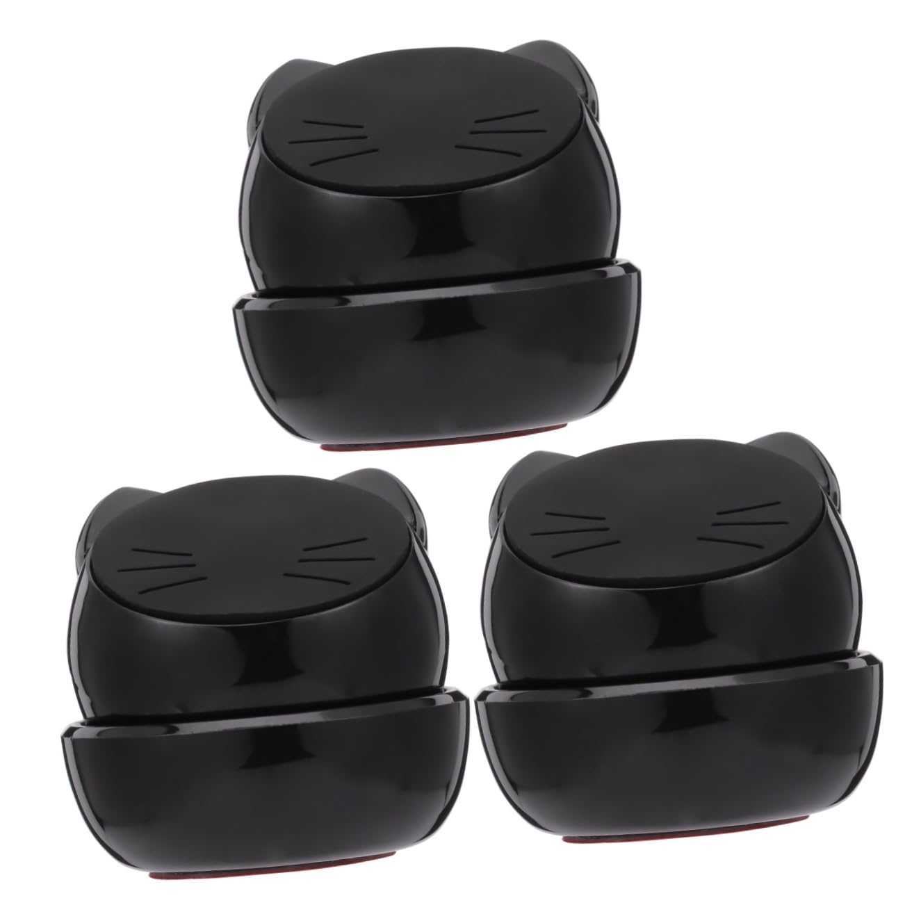 ULTECHNOVO 3pezzi Supporto Magnetico Per Cellulare Da Auto Con Ventosa Supporto Per Smartphone Con Rotazione Gradi Design Per Sicurezza Alla Guida