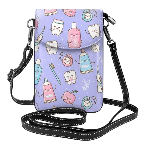 Pochettes pour téléphone portable femmes : petit sac bandoulière et portefeuille cuir PU