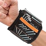 Geschenkideen: Ein wunderschön gearbeitetes magnetisches Werkzeugarmband,das leicht und gut verarbeitet ist.Das perfekte DIY-Geschenk für Weihnachten,Valentinstag,Jubiläum oder Geburtstag,geeignet für Männer,Väter,Jungen jeden Alters.