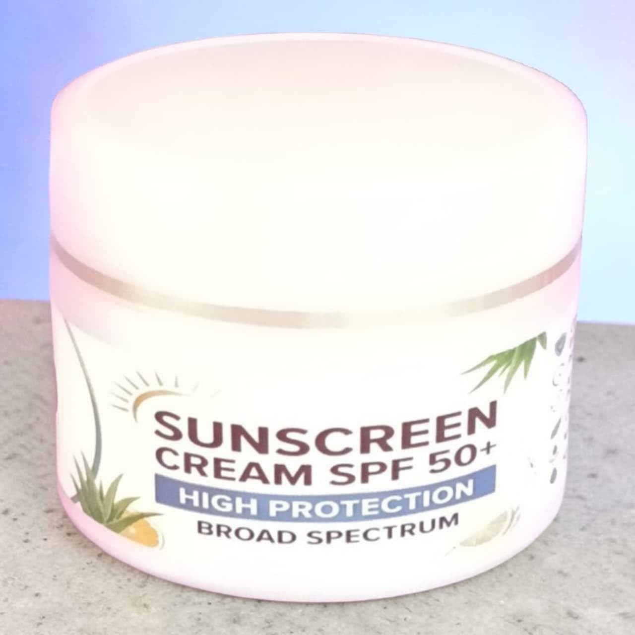 SPF 50+ Broad Spectrum Sunscreen Cream | High Protection UVA & UVB Defense | Lightweight Moisturizing Sun Protection Cream for Face & Body | Suitable for Daily Use-image-11