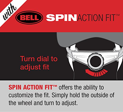 Bell Ferocity Bike Helmet - Dark Titanium Texture Large #TOP4