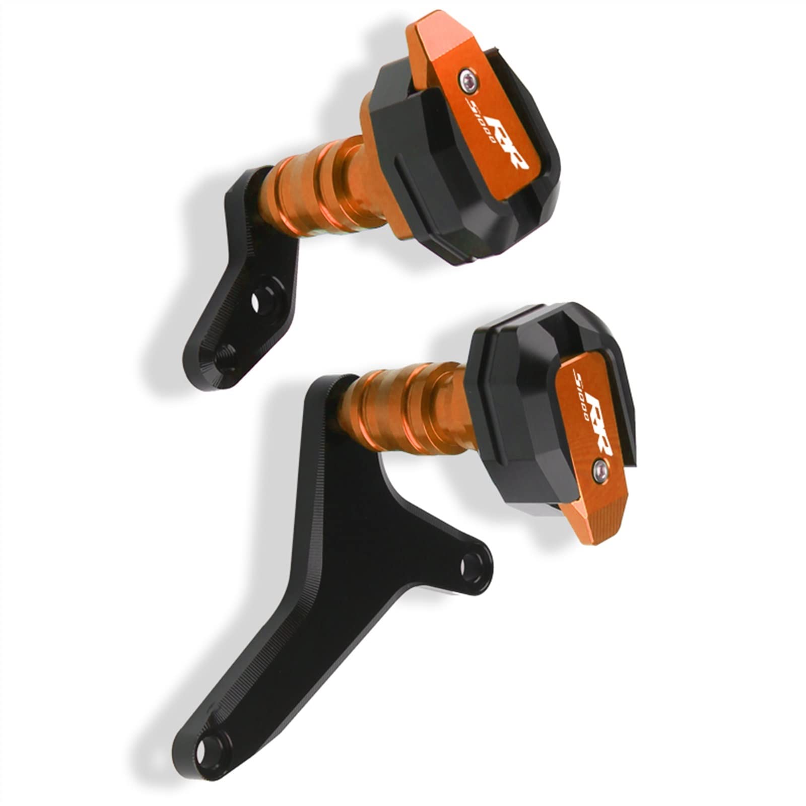 Accessoires pour BMW S1000RR orange évitant les réparations coûteuses de carénage