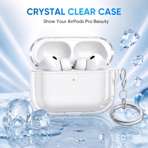Image of for Airpods Pro 3 Case with Cleaner Kit, Crystal Clear Cover