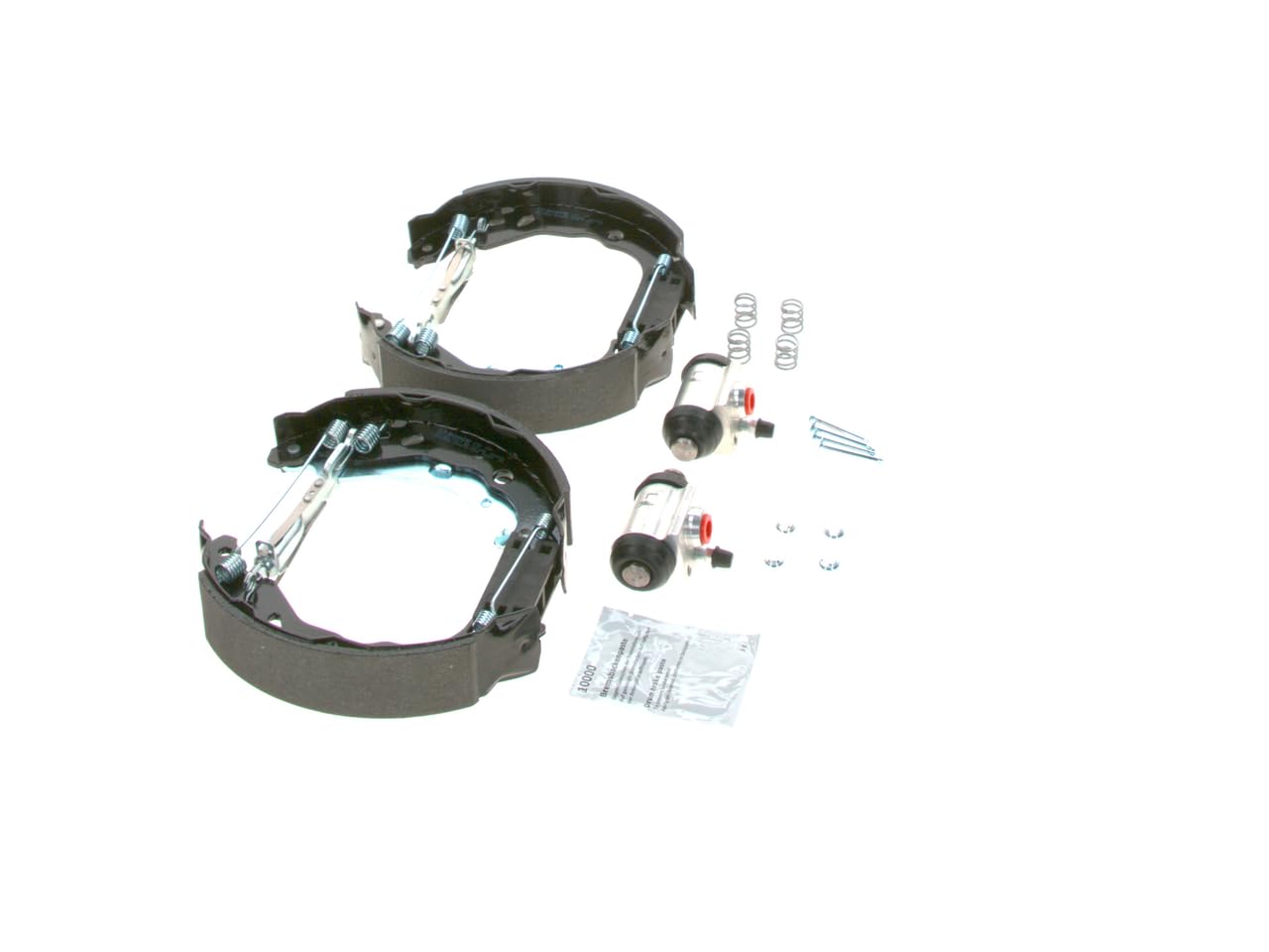 Bosch KS679 Kit Super Pro - Kit de frein à tambours arrière - 1 jeu complet prémonté, 2 cylindres de roue, 4 mâchoires de frein