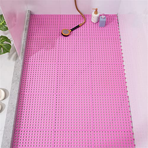 YJYJY Paquete de 12 Alfombrillas entrelazadas para Cocina, Restaurante, con Orificios de Drenaje para Suelo, antifatiga, para Bar y Puerta