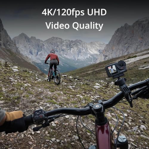 DJI Osmo Action 4 Waterproof Action Camera Bundle, 1/1.3" Sensor | 4K/120fps Video, Stunning Low-Light Imaging, Original Essential Combo + 58 Piece Accessory Kit - image 8