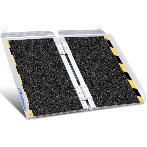Ruedamann 2 FT Portable Wheelchair Ramp for Home Steps