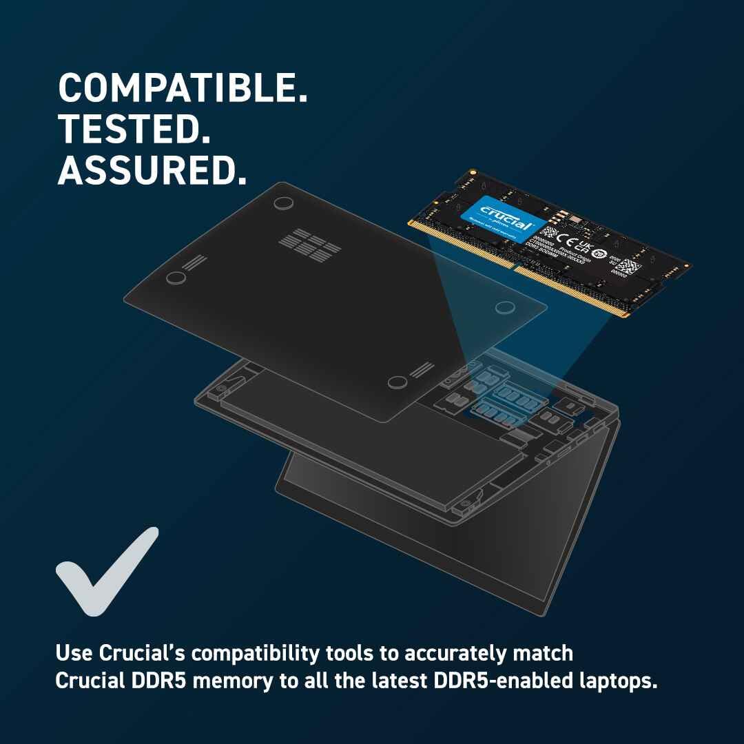 Crucial CB16GS4800 16GB DDR5 4800MHz Laptop RAM