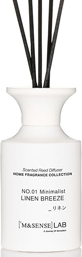 Miniatura 12 de M&SENSE Juego de Difusor de Varillas, Difusor de Varillas Grande de 10.14 fl oz, Perfumado de Madera Oud con Aceites Esenciales Naturales, de Larga