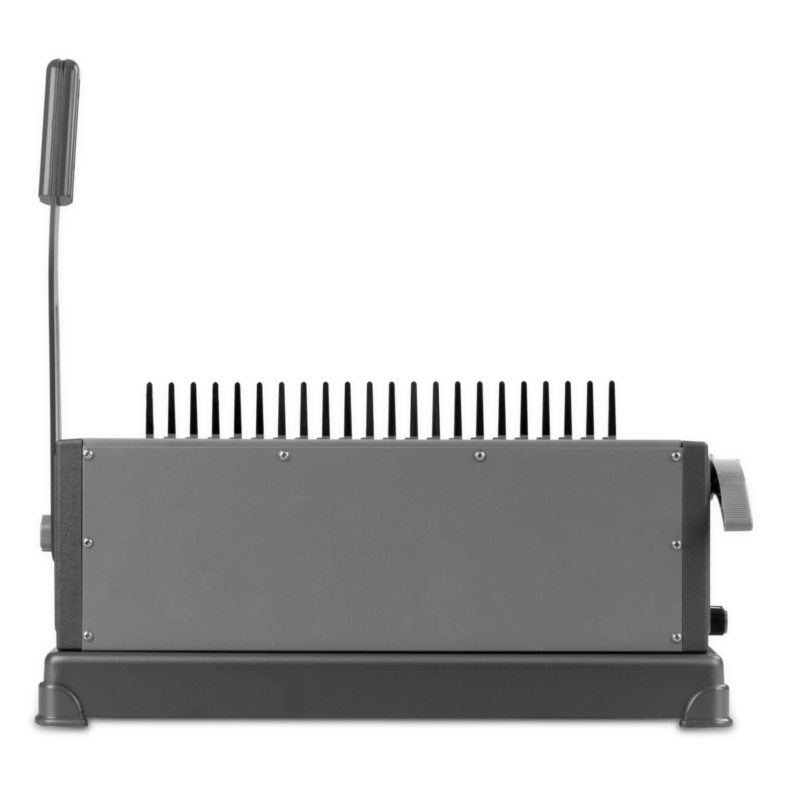 Macchina rilegatrice, 3873 Macchina rilegatrice manuale ad anelli metallici for impieghi gravosi, 425 fogli, 18 fori, 425 pagine, rilegatura di 25 fogli, foro perforatore per ufficio e uso domestico