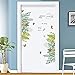 YFKSLAY Autocollant Vinyle Fleur Porte tête de lit Cuisine Salle de Bain Pharmacie Boutique Mur/Verre 1.20 X 90 cm